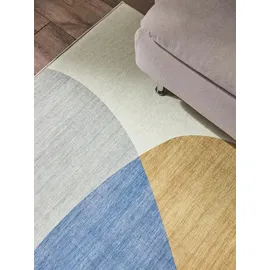 benuta Pop Teppich, Mehrfarbig, Textil, Abstrakt, Rechteckig, 200x300 cm, wasserabweisend, Teppiche & Böden, Teppiche