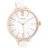 Oozoo Damen Uhr C9540 Analog Quarzuhr Armband weiß Timepieces D2UOC9540 - Weiß