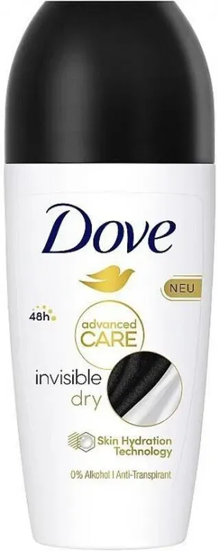 Dove Advanced Care Deodorant Roll-On Unsichtbar Trocken 50 ml