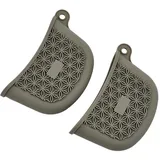 Set Aus Zwei Silikonclips Für Topfgriffe, Topfuntersetzer Gegen Verbrühungen, Dicke Abdeckung Für Pfannengriffe, Hitzeschutz