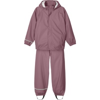 NAME IT Unisex Nkndry Rain Noos Regen Set, Wistful Mauve, 116 EU