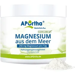 Magnesiumoxid Pulver aus dem Meer - 250 g veganes Pulver 250g