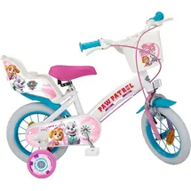 Toimsa Bikes 12 Zoll Kinder Mädchen Fahrrad Mädchenfahrrad Rad Bike Paw Patrol Weiß - Weiß