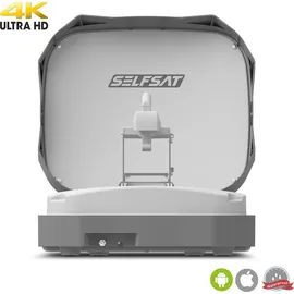 Selfsat Caravan Mobil Single vollautomatische Satellitenantenne incl. iOS / Android Steuerung - Weiß