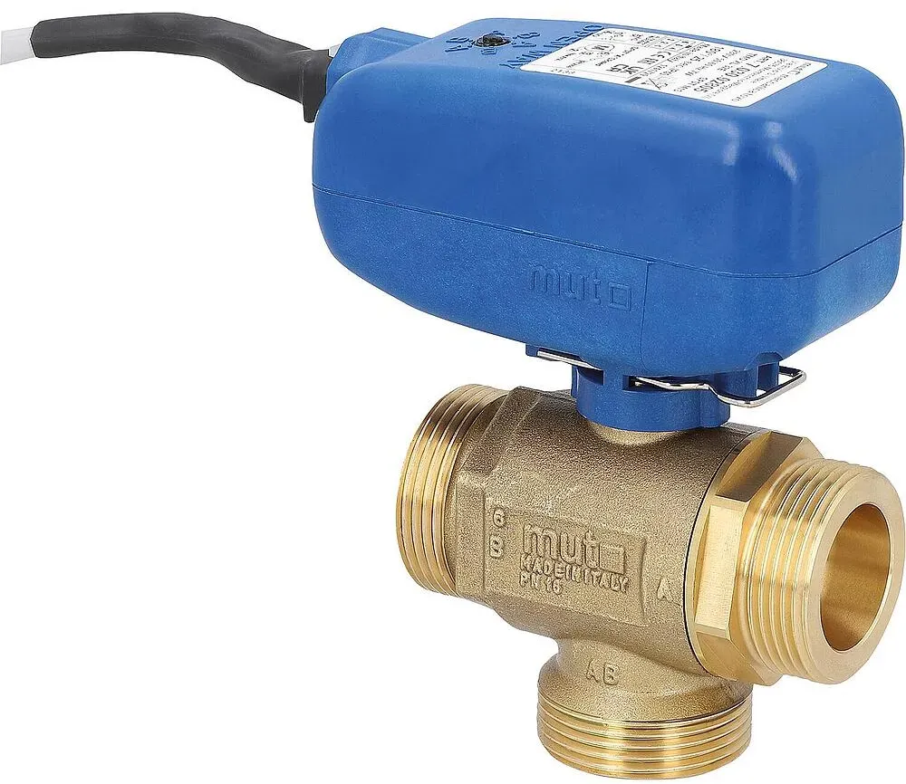 Elektrokugelhahn MUT TMO XL 3-Wege mit SPST-Ansteuerung, 230 V, DN 40 (1 1/2'') AG