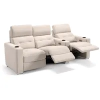 Sofanella 3-Sitzer Stoff BARI, Relaxcouch, Designersofa, Designer Sofa, 3er Couch, Sofagarnitur beige