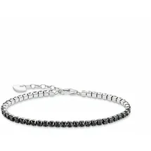 Thomas Sabo Tennisarmband mit schwarzen Steinen aus Sterlingsilber 21 Größe 21