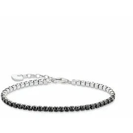 Thomas Sabo Tennisarmband mit schwarzen Steinen aus Sterlingsilber 21 Größe 21