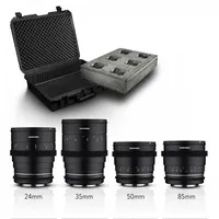 Samyang MF 24/35/50/85 MK2 VDSLR Kofferset Canon EF