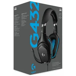 LOGITECH G432 7.1 Surround Sound Wired Gaming Headset