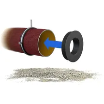 Crassus Gummiadapter Druckdichte 0,5 bar 45/32 mm Spannweite, CRA10003