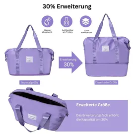 TRAVELHOUSE Ascona Koffer-Set 5-tlg. lila