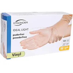 Hygonorm Vinyl-Handschuhe "Ideal Light" | puderfrei | 100 Stück