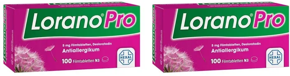 Lorano® Pro 5 mg - Allergietabletten für Deinen Heuschnupfen