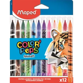 Maped Color'Peps Animals Felt-pens x12