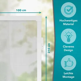 APANA Insektenschutz Tür 100 x 210 cm braun