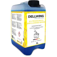 Dellwing Brillenreiniger 5 l, Konzentrat für Ultraschallgeräte, Reinigungsmittel für Brillen, Made in Germany