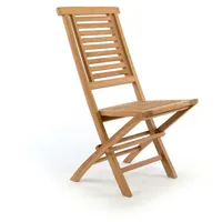 VCM Gartenstuhl 42 x 43 x 98 cm braun