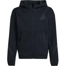 adidas Z.N.E. Reißverschlusspullover Black / Black 128