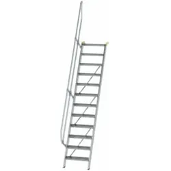 MUNK Aluminium-Treppe Stufen 60° 12 Stufen