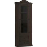 dynamic24 Eckschrank New Mexico Kiefer massiv kolonial Mexiko Wohnzimmer Vitrine Schrank