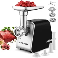 Coocheer Fleischwolf 2000W Silber