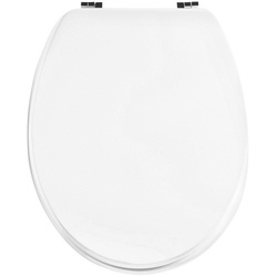CORNAT WC-Sitz »LYON«, MDF, D-Form - weiss