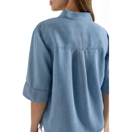 Cecil Denim Look Bluse Blau XXL