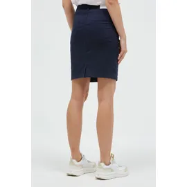 Soccx Damen, Kurzer Jeansrock AN:NE mit Print Blue Navy, XL