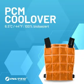 INUTEQ Biobased PCM Coolover 6,5°C kühlende Weste - Orange
