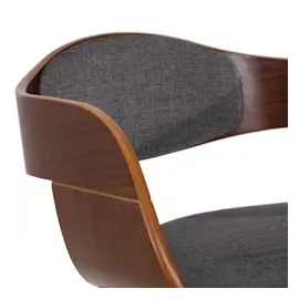 CLP Kingston Stoff hellgrau/walnuss