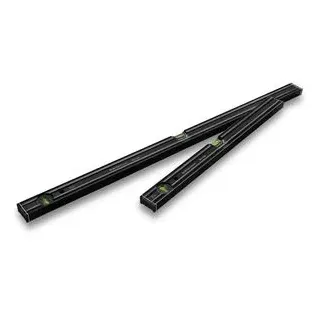 Stabila 80 AS Dark Shadow 20031 Wasserwaagen-Set 60 cm, 100 cm, 0.5 mm/m