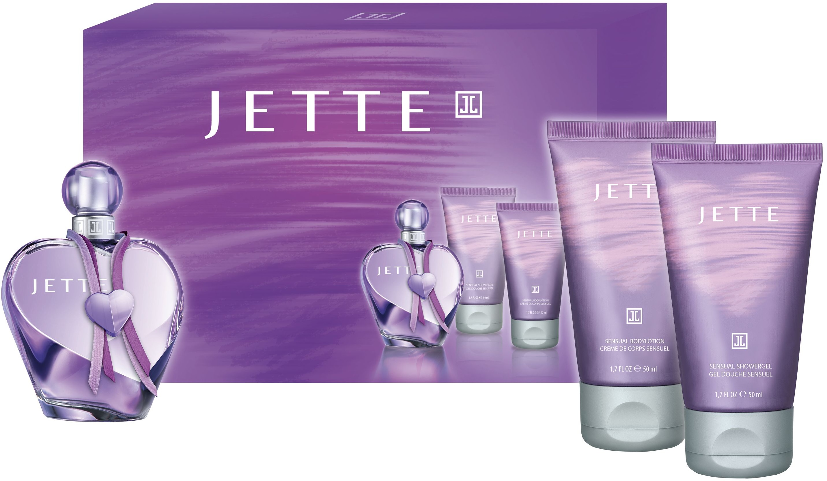 Jette Love Set Eau de Parfum + Bodylotion Shower Gel 30 ml