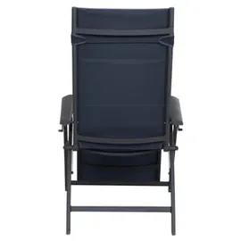 Siena Garden Campingrelaxliege Premium 84 x 69 x 124 cm Dunkelblau