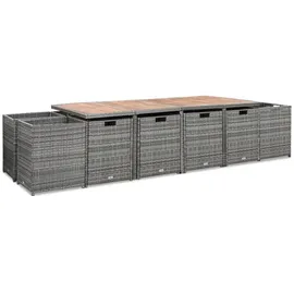 vidaXL Garten-Essgruppe 13-tlg. Anthrazit
