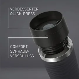 Emsa Travel Mug Waves schwarz 0,36 l