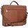 Plevier 400er Serie Aktentasche Leder 40 cm Laptopfach braun