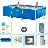 Rechteckiger Frame Pool - 300x200x75 Cm - 7-teilig  S49