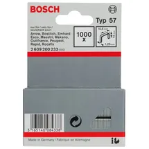 Bosch Flachdrahtklammer Typ 57 10,6 x 1,25 x 14 mm 1000 St.
