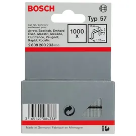 Bosch Flachdrahtklammer Typ 57 10,6 x 1,25 x 14 mm 1000 St.