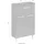 Saphir Quickset Badschrank mit 2 Türen, 1 Schublade, 50 x 81 x 20 cm Grau