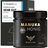 maorika - Manuka Honig 400 MGO + 500g im Glas Original aus Neuseeland