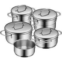 WMF Mini Topf-Set 5-tlg. 2 x Bratentopf + 2 x Fleischtopf + Stielkasserolle