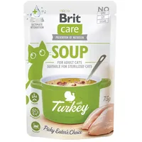 Brit Katze 15 x 75g Soup - with Turkey