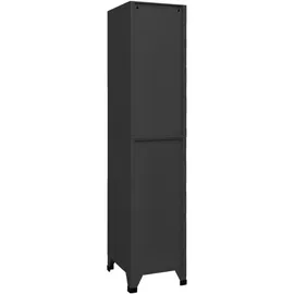 vidaXL Schließfachschrank Anthrazit 38x45x180 cm Stahl