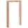 vidaXL Outdoor-Dusche Braun 137 x 23 x 226 cm