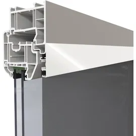 hecht International Fliegengitter Alu Compact 130 x 150 cm Weiß