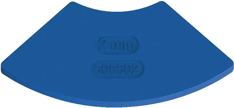 Ausgleichsstücke - beko TERRASYS Abstandsplättchen, 2mm, 50Stück
