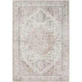 benuta Waschbarer Teppich George Rosa/Beige 80x150 cm Wohnzimmerteppich Schlafzimmer weich orientalisch Rechteckig - Rosa/Beige
