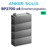 Anker SOLIX BP2700 Erweiterungsakku 2700 Wh x4 für Anker E1600 / E2700 Pro / AC